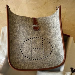 Hermes Evelyne cloth Crossbody bag